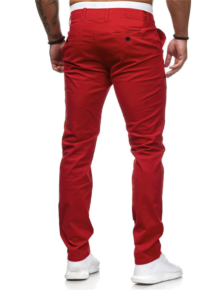 Men's Causal Fashion Slim Fit Straight Pants