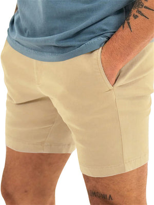 Comfort Sports Beach Pure Color Drawstring Shorts for Men