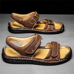 Men's Travel Anti Slip Soft Sole Velcro Beach Sandals