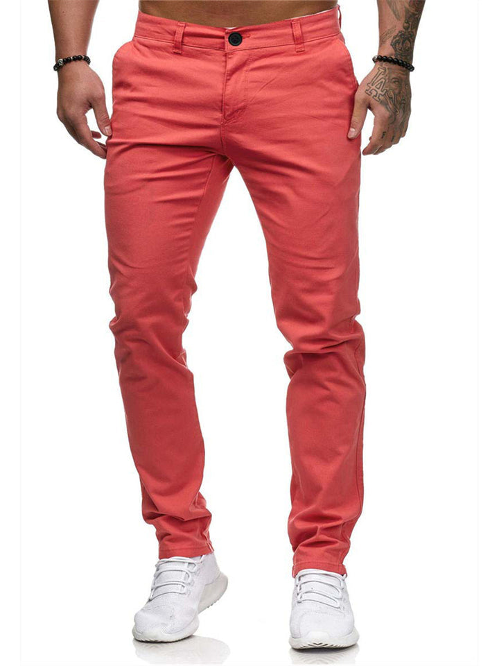 Men's Causal Fashion Slim Fit Straight Pants