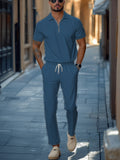 Fashion Casual Lapel Collar Corduroy Outfits for Men