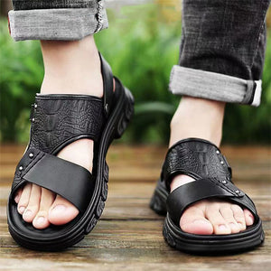 Summer Classic Thick Sole Wear Resistant Beach Sandals for Men