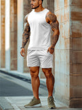 Men's Casual Vest + Knee Shorts Sports Set
