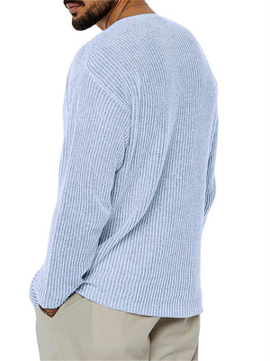 2023 New Fashion Casual Men's V-Neck Sweaters