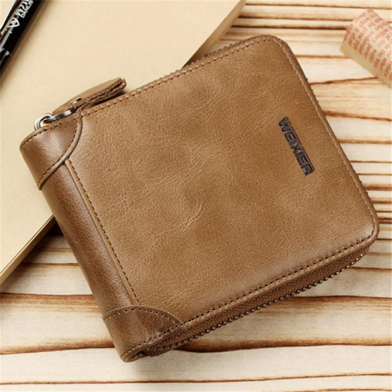 Vintage Leather Mini Wallet