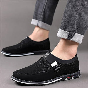 Stylish Casual New Contrast Color Large Size Men's Flats