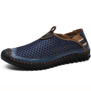 Summer Casual Outdoor Mesh Breathable Round-Toe Slip-on Shoes