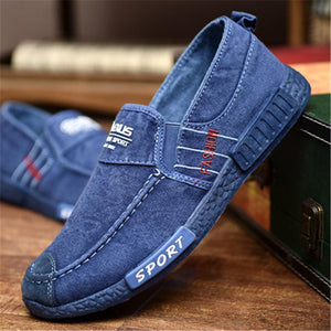 Casual Breathable Canvas Stitching  Deck Shoes