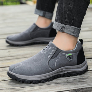 Men Solid Color Wear-resistant Daily Wear Sneakers