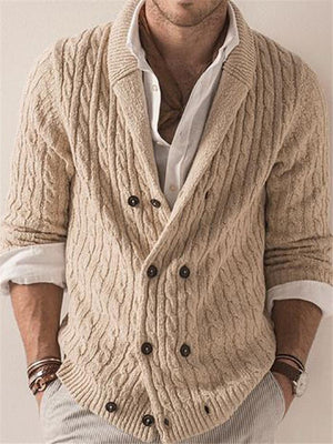 Extra Cozy Button Up Ribbed Knit Cardigan