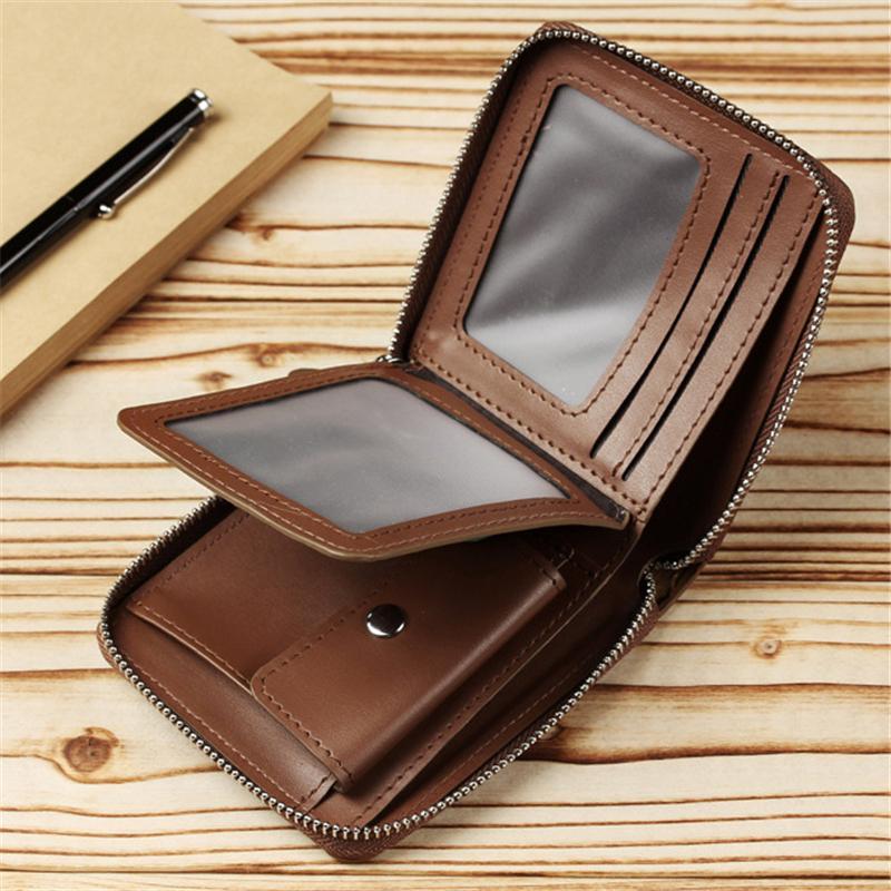 Vintage Leather Mini Wallet
