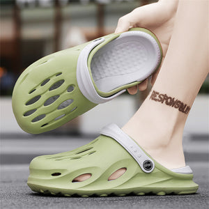 Male summer Outside Wear Non-slip Light Holes Sandals
