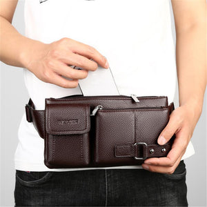 Men's Fashion Multi-function High-capacity Waist Bag Crossbody Bag