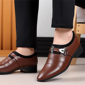 Male Casual Office Wear Pointy Toe Dress Shoes