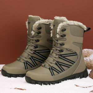 Men's Outdoor Sport Thick Sole Non-Slip Warm Plush Snow Boots