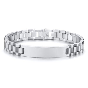 Men’s High Polished Stainless Steel Bracelet Wristband