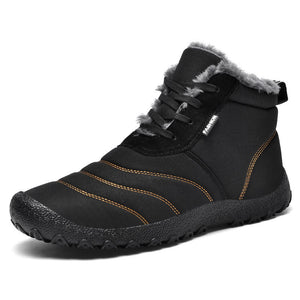 Winter Extra Soft Sole Keep Warm Flat Waterproof Men Shoes