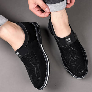 Stylish Casual New Contrast Color Large Size Men's Flats