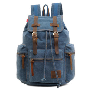 Hight Quality Casual Canvas Retro Drawnstring Travel Backpack