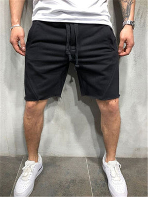 Men's Casual Breathable Hip Hop Straight Sports Knee Shorts