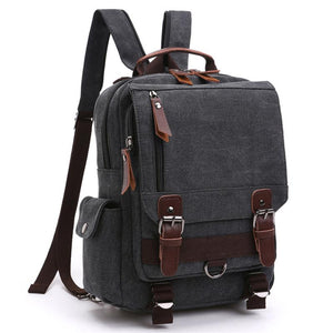 Casual Stylish Canvas Outdoor Adjustable Strap Backpack