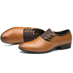 Men's Simple Style Pointed Toe Oxford Shoes