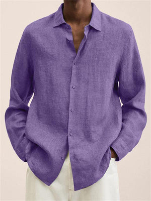 Men's Summer Fashion Cotton Linen Shirt