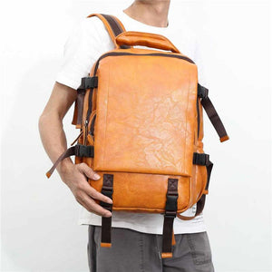 Retro Plain Breathable Soft Durable Personality Backpacks