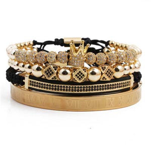 Unisex Elegant Romantic Crown Adjustable  Bracelet