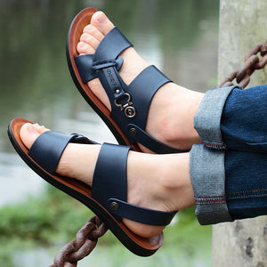 Trendy Comfortable Wear-resistant Men's Open Toe Beach Sandal