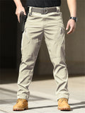 Men's Comfort Stretchy Multi-Pocket Outdoor Waterproof IX7 Tactical Pants