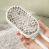 Pet Steam Hair Brush for Removing Tangled & Loose Hair
