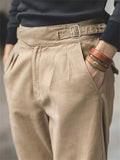 Men's Rerto Casual High Waist Gurkha Pants