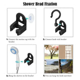 Portable Outdoor Camping USB Rechargeable Electric Shower