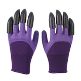 1 Pair Four Claws Gardening Gloves for Digging & Puncture Resistant