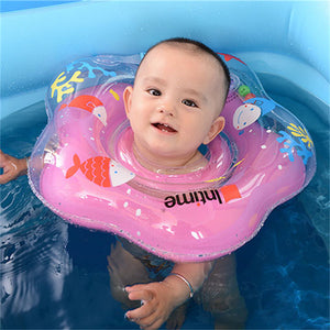Super Cute Cartoon Fish Inflatable Baby Neck Float Swimming Ring