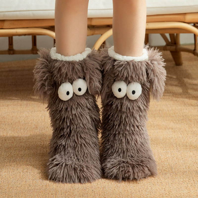 Women's Cozy Plush Slipper Socks
