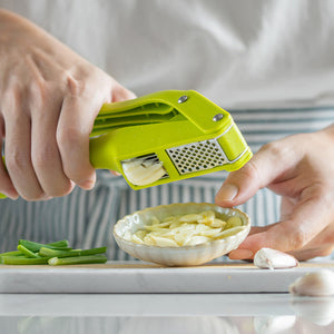 2 in 1 Garlic Press for Garlic Mince & Slice