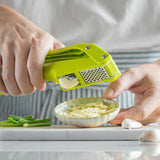 2 in 1 Garlic Press for Garlic Mince & Slice