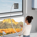 High-Rise Glass Window Cleaner Glass Wiping Tools