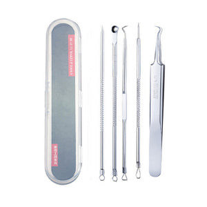 Facial Cleansing & Care Tools Acne Blackhead Stainless Steel Removal Kit