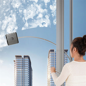 High-Rise Glass Window Cleaner Glass Wiping Tools