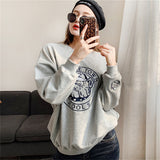 Small Dogs and Owner Spring Autumn Embroidered Sweatshirt
