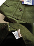 Men's Straight Leg Vintage Cotton Military Fatigue Pants