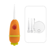 Lovely Cartoon Carrot LED Light Children Earpick Earwax Cleaner
