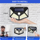 100 LEDs Motion Sensor IP65 Waterproof Outdoor Solar Lights
