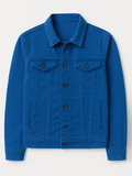 Men's Casual Button Up Denim Jacket