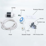 Portable Outdoor Camping USB Rechargeable Electric Shower