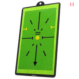 Golf Swing Tracker Mat Hitting Path Analysis Training Aids