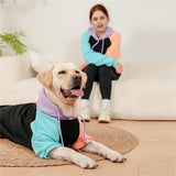 Tricolor Color Blocking Casual Pet Parent-Child Costume